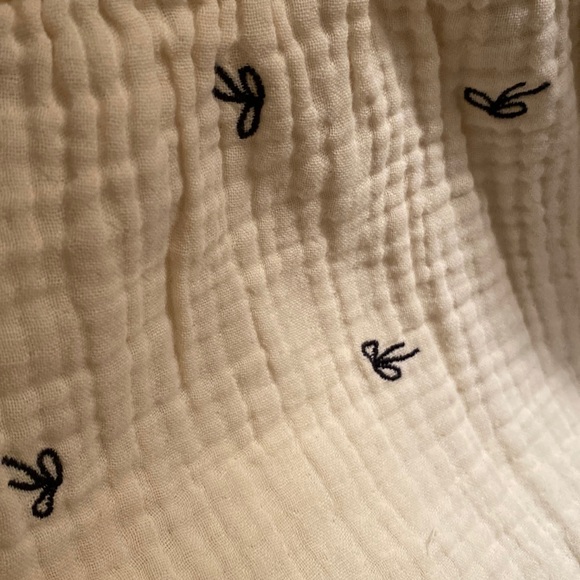 NWT Madewell embroidered bow top - Picture 7 of 7